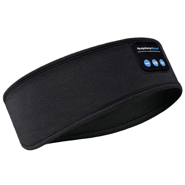 Sleep Headband Headphones Soft Washable Wireless Bluetooth for Insomnia Snoring Noise Blocking Meditation Travel Headset Gray Black
