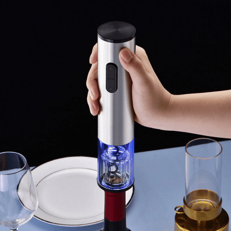 VinoLux Electric Wine Opener - 4-in-1 Functionality, Modern Design