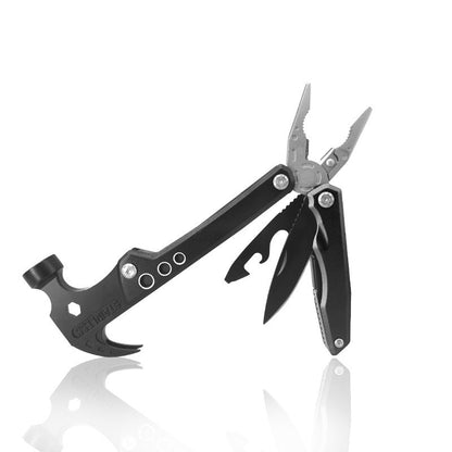Compact Utility Hammer with 19 Built-In Tools for Home Repair, Camping, DIY Projects & Emergency Kits