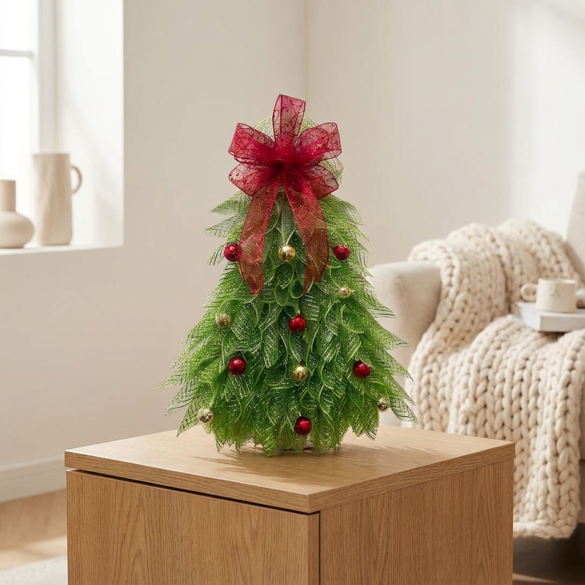 MERRYLOOP – Décoration de couronne de Noël pour un dressage de table joyeux