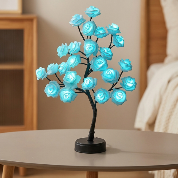 ROSEGLOW – Veilleuse florale pour un éclairage décoratif élégant