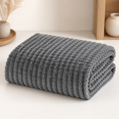 SCANDIVEIL – Couverture en microfibre pour une chaleur intérieure douce