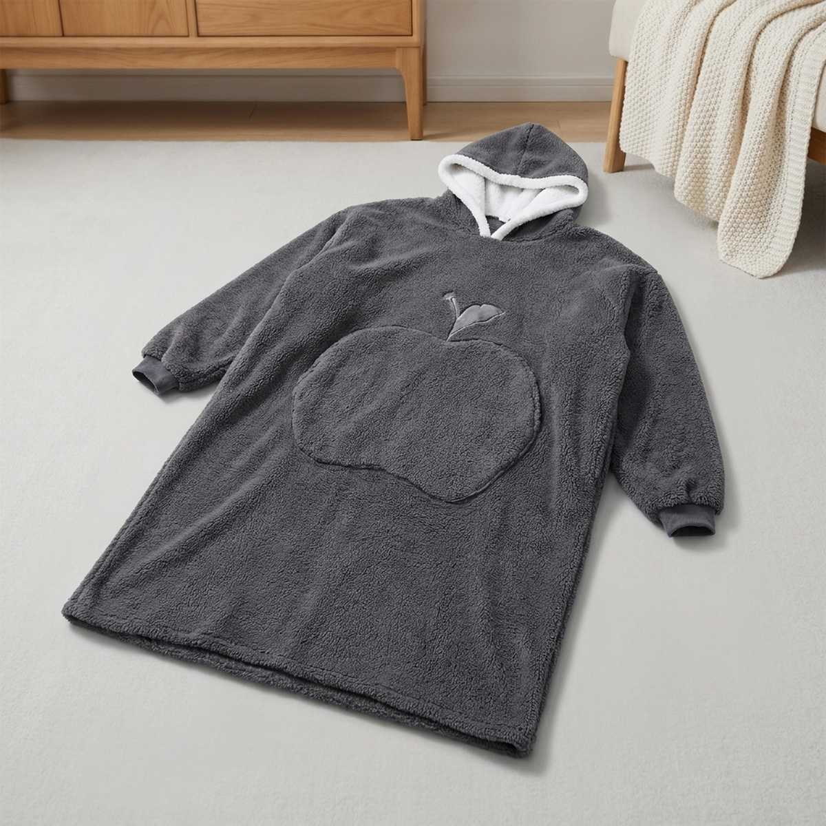 HOODSNUG – Hooded Wearable Blanket for Cozy Comfort