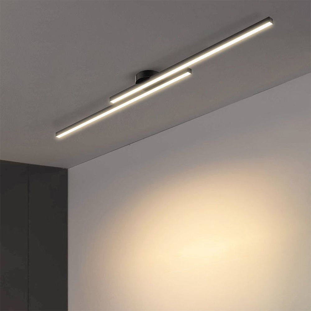 Plafonnier LED encastré — Disque rond à profil bas de 21 cm pour chambre, couloir, entrée — Montage en surface moderne en aluminium et acrylique avec
