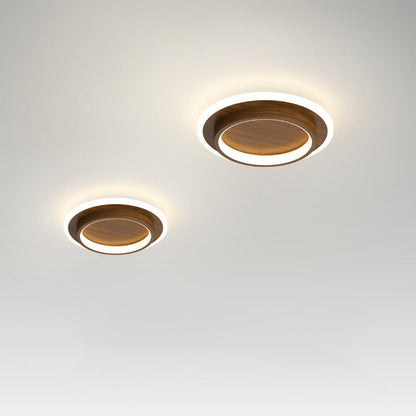 Flush Mount LED Disk Light 10W 20W Ultra-Slim 2 in Profile Black White for Low Ceilings Bedroom Hallway Foyer Apartment Living Room Modern H