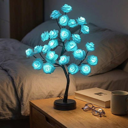 ROSEGLOW – Veilleuse florale pour un éclairage décoratif élégant