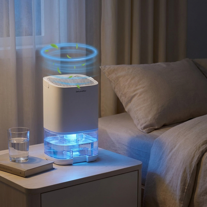 FRESHAURA – Déshumidificateur avec veilleuse pour des espaces de vie confortables