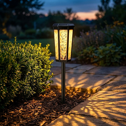 GARDENGLEAM – Lampe solaire pour une douce lueur en soirée