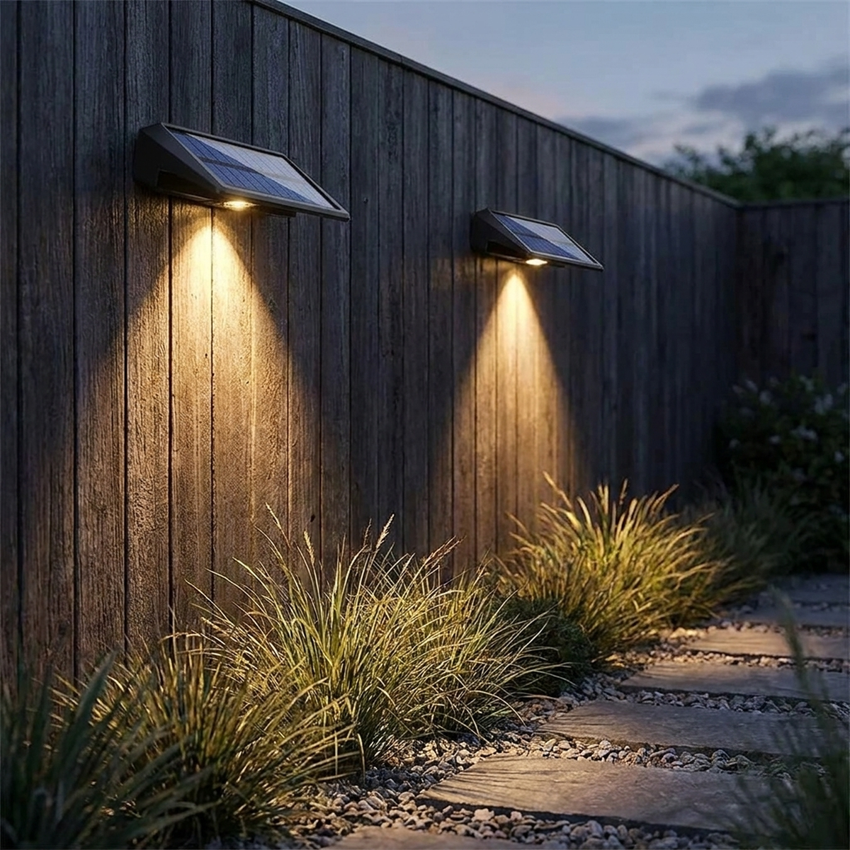 FENCELUME – Lampes solaires pour des délimitations de jardin élégantes