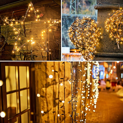 Weatherproof String Lights for Patio, Garden & Outdoor Decor – Warm Glow Indoor Outdoor Party Lighting