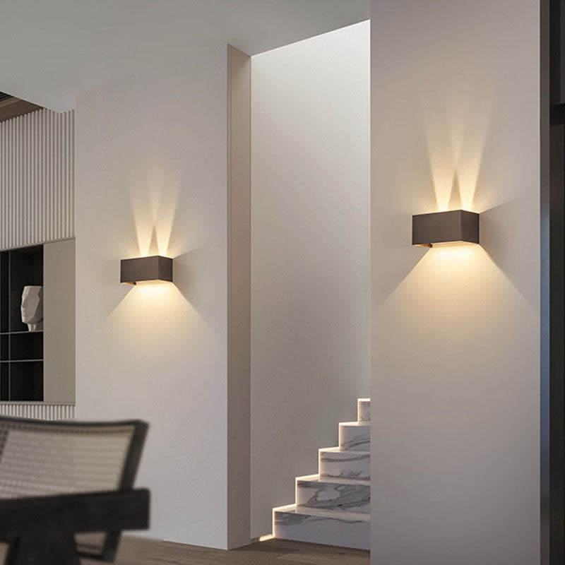 LED Sconce Light Fixture 12W Integrated Aluminum 8×4 Inch Indoor Lighting Bedroom Entryway Corridor Accent