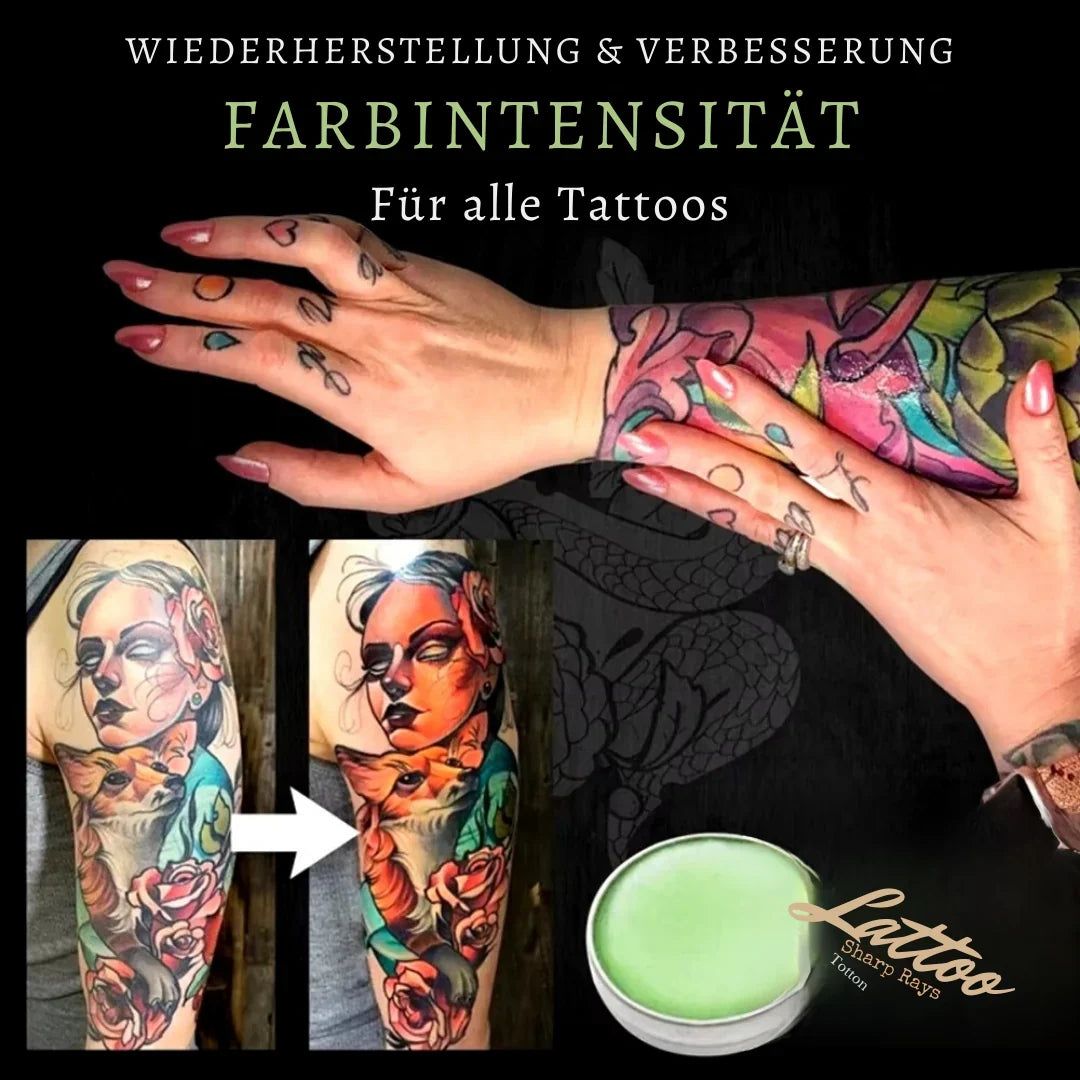 Baume de soin pour tatouage, apaisant, cicatrisation rapide et protection des couleurs