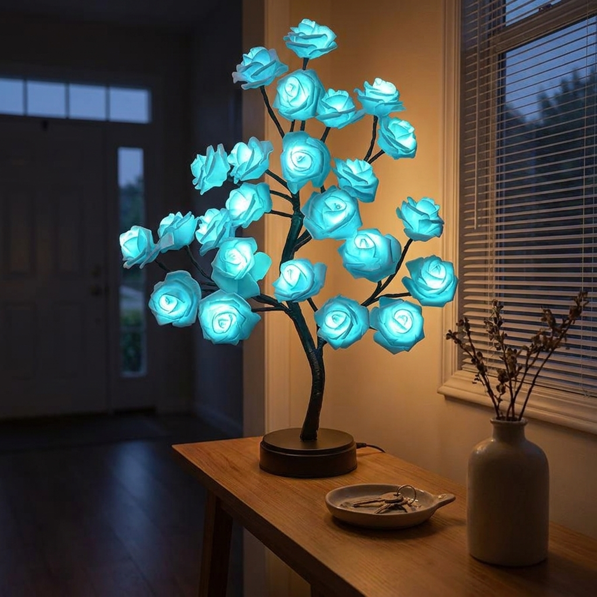 ROSEGLOW – Veilleuse florale pour un éclairage décoratif élégant