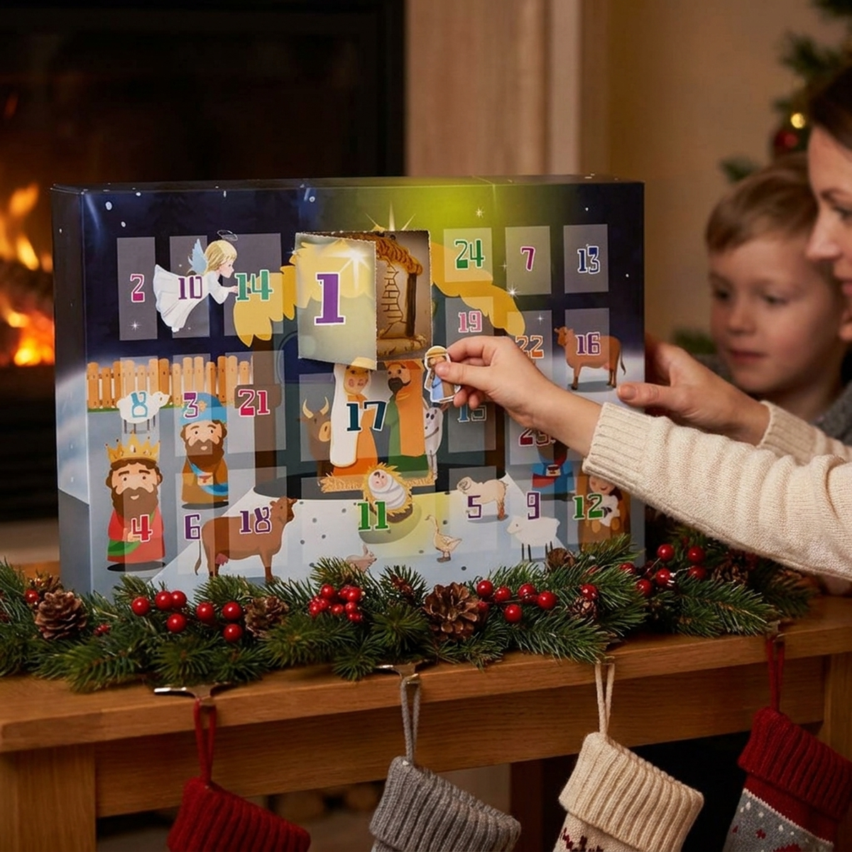 HOLYCOUNT – Nativity Scene Set for Daily Christmas Surprises