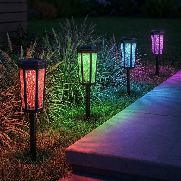GARDENGLEAM – Lampe solaire pour une douce lueur en soirée
