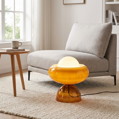 AURAEGG – Lampadaire Bauhaus pour un éclairage doux et relaxant