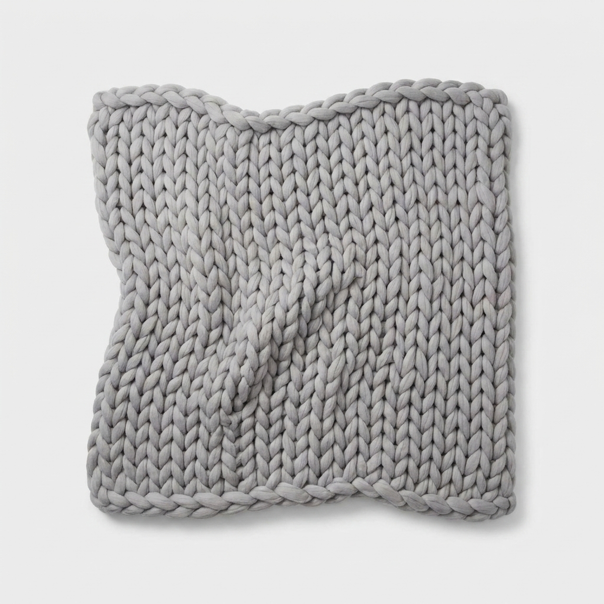 LOOMHAVEN – Chunky Knit Blanket for Elegant Warmth