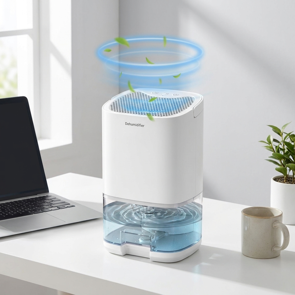 FRESHAURA – Déshumidificateur avec veilleuse pour des espaces de vie confortables