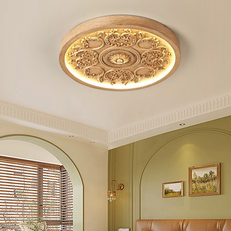LED Ceiling Light Flush Mount with Remote Control Dimmable for Bedroom Living Room Low Profile