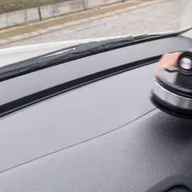 Car Phone Mount with Strong Suction Cup, 360° Rotating, One-Hand Use