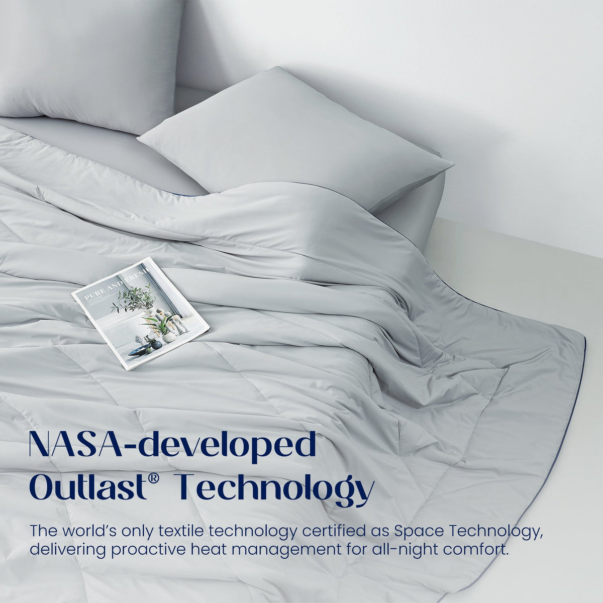 Cooling Comforter | Deep Sleep Comforter with NASA Technology | Temperature Regulating for Ultimate Sleep Comfort