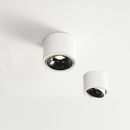 Swivel-Head LED Ceiling Spotlight in Aluminum Housing with Flush-Mount Design for Bedrooms, Kitchens & Hallways