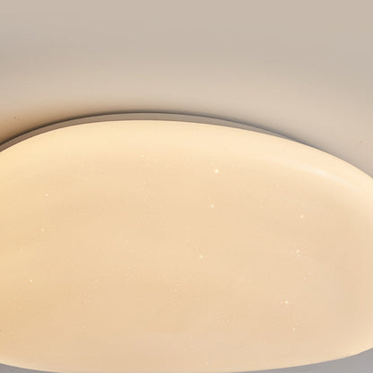 Acrylic LED Flush Mount Light for Bedroom Living Room 54-115 sq ft White Modern Scandinavian Minimalist Ceiling Fixture