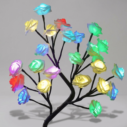 ROSEGLOW – Veilleuse florale pour un éclairage décoratif élégant