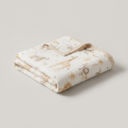 WILDNEST – Animal Kingdom Blanket for Cozy Comfort