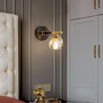 COPRIELLE – Crystal Wall Sconce for Elegant Glow