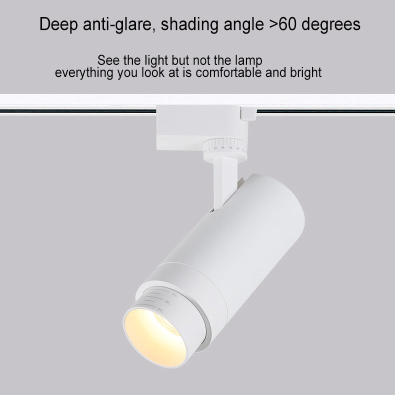 Aluminum LED Ceiling Fixture Dimmable Warm White 20 in Round Compact Modern Overhead Lighting for Bedrooms Hallways Living Areas Track Mount