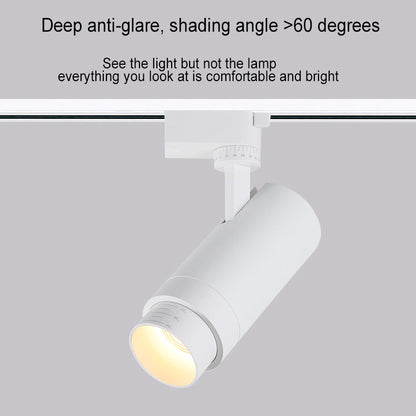 Aluminum LED Ceiling Fixture Dimmable Warm White 20 in Round Compact Modern Overhead Lighting for Bedrooms Hallways Living Areas Track Mount