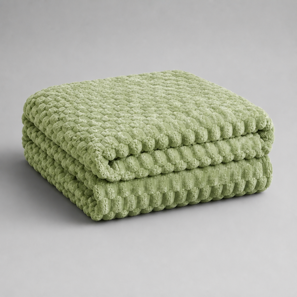 SCANDIVEIL – Couverture en microfibre pour une chaleur intérieure douce