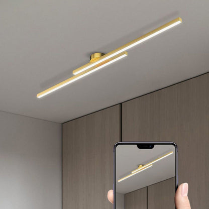 Plafonnier LED encastré — Disque rond à profil bas de 21 cm pour chambre, couloir, entrée — Montage en surface moderne en aluminium et acrylique avec