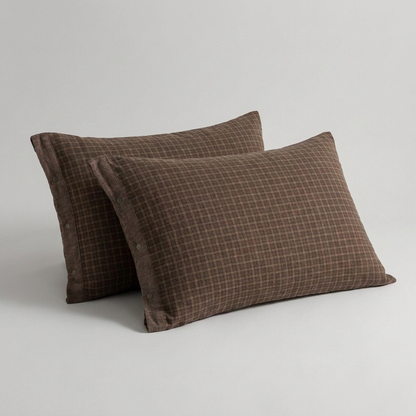 BUTTONPLAID – Mini Pillowcases with Refined Button Detail