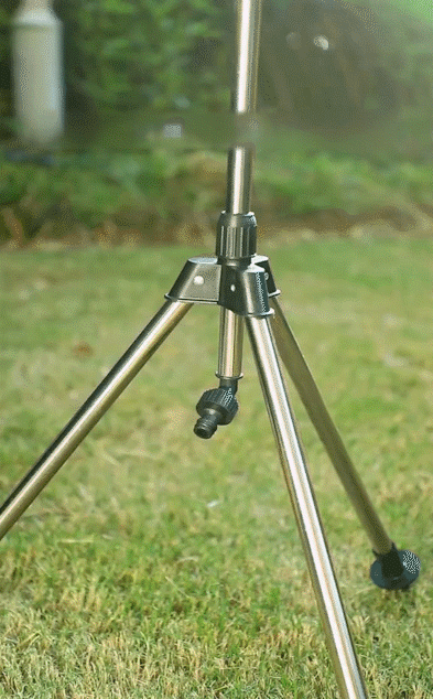 Ortekor Garden Sprinkler System | Adjustable Tripod Sprinkler with 360° Rotation | Efficient Watering Solution for Your Garden