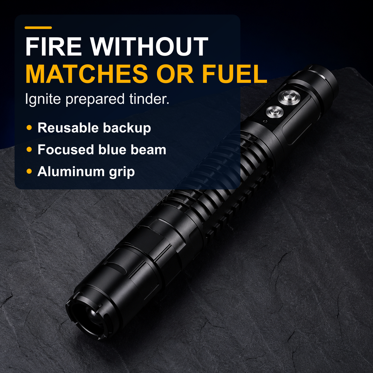 Rechargeable Blue-Beam Fire Starter for Outdoor Camping Emergency Ignition Kit
