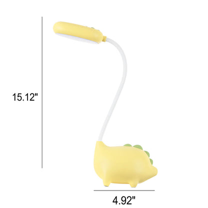 Compact LED Desk Lamp with Integrated Light in Vibrant Colors for Bedroom, Office & Living Room