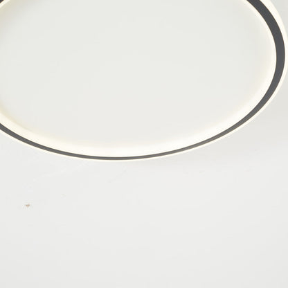 Round LED Ceiling Light Fixture – Modern Flush Mount – Integrated SMD Lighting for Bedroom & Living Room – Metal & Acrylic – Dimmable