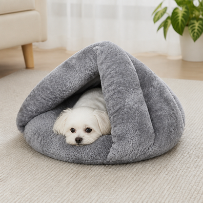 Ortekor Cozy Triangular Nook & Soft Polyester Pet Bed