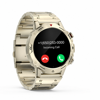 1.39-Inch Touchscreen & Wireless Calling Smartwatch (Gold)