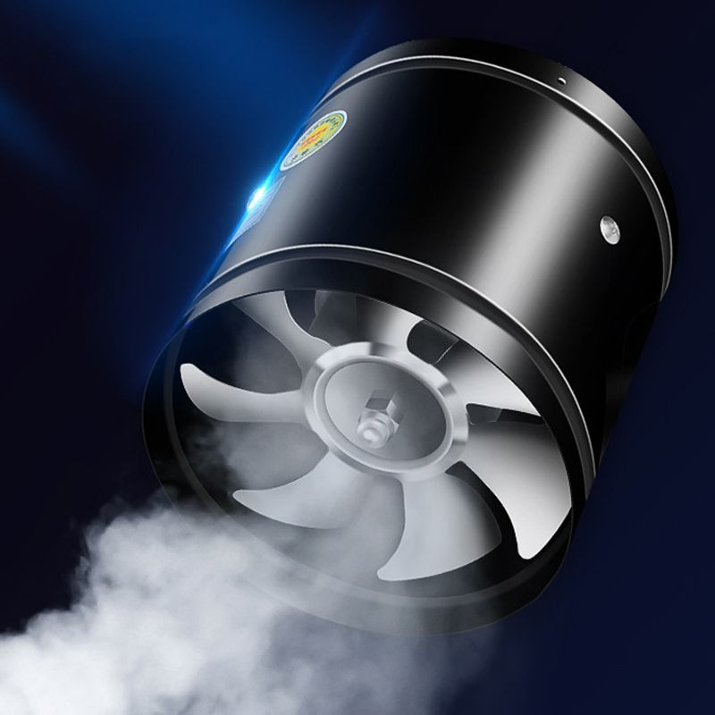 Inline Duct Exhaust Fan with Copper Motor for Kitchen, Bathroom & Workshop Ventilation