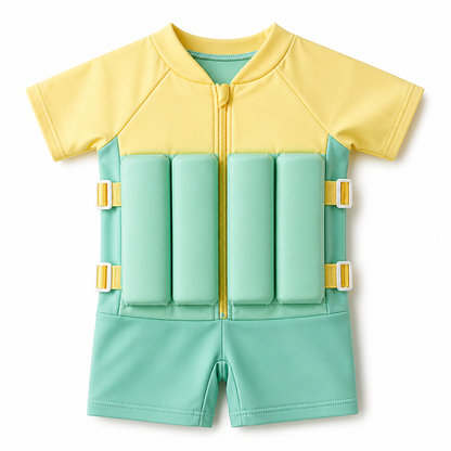 Gilet de natation pour enfants, gilet de natation pour enfants avec flottabilité réglable, gilet d'apprentissage de la natation pour tout-petits de 1 à 6 ans