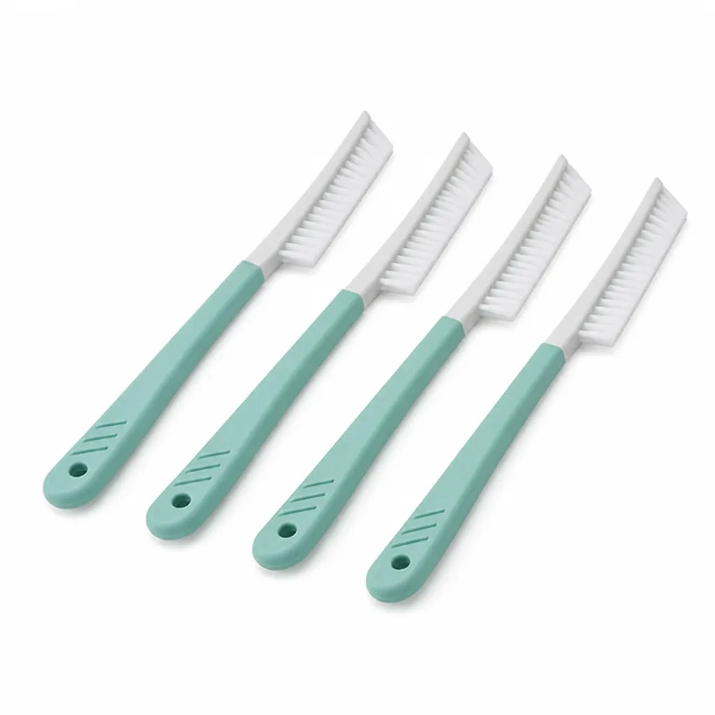 Slim Angled Corner Cleaning Brush With Ergonomic Handle (Set of 4)