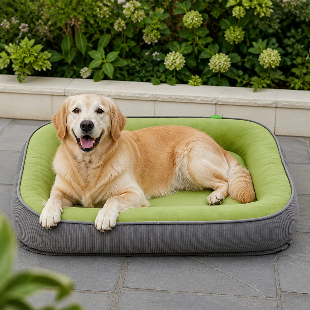 Ortekor All-Season Moisture-Wicking Polyester Dog Bed
