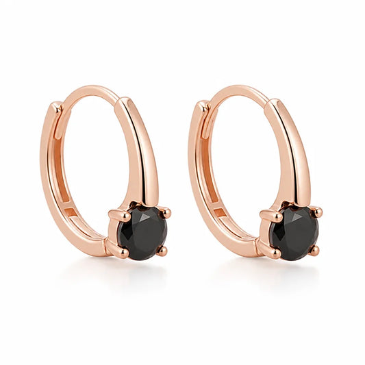 Boucles d'oreilles minimalistes pour femme avec détail en germanium (quotidien et occasions spéciales)