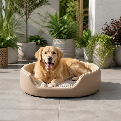 Ortekor Orthopedic High-Density Sponge Dog Bed (Removable Washable Cover)
