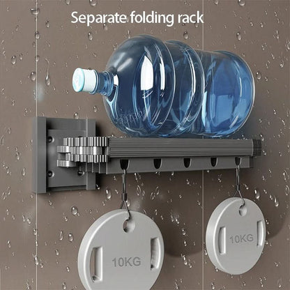 DRYDIVA – Foldable Shower Curtain Rod Partition Set