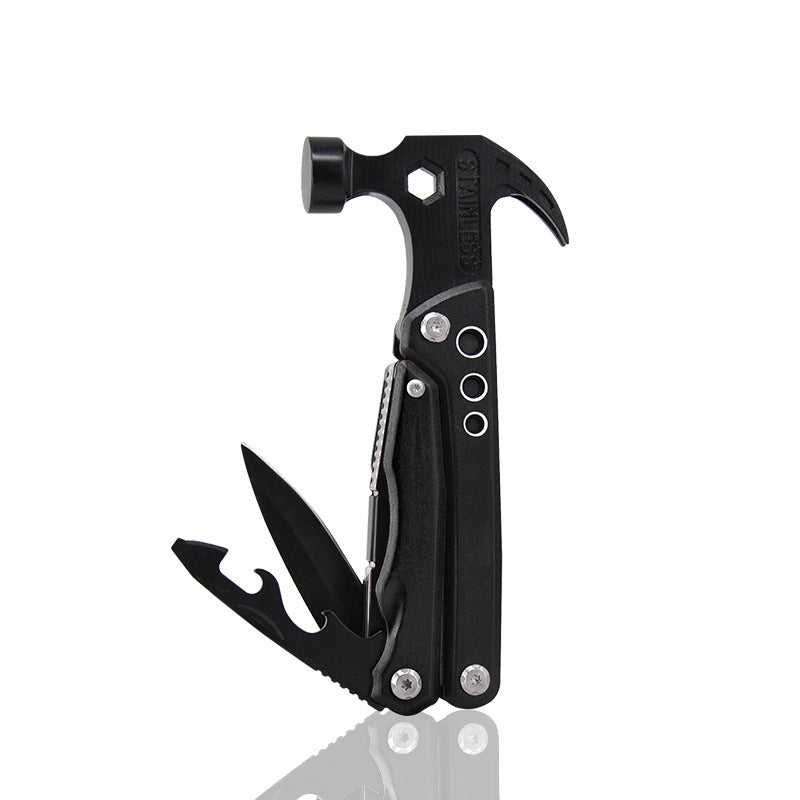 Compact Utility Hammer with 19 Built-In Tools for Home Repair, Camping, DIY Projects & Emergency Kits