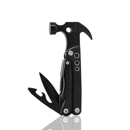 Compact Utility Hammer with 19 Built-In Tools for Home Repair, Camping, DIY Projects & Emergency Kits